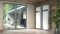 L'immagine mostra l'accumulatore di energia fotovoltaica Vitocharge VX3 in un moderno edificio residenziale.